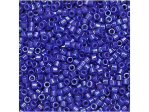 Miyuki 11/0 Opaque Pearl Cobalt Blue Delica Seed Bead 2.5-Inch Tube Miyuki 11/0 Opaque Pearl Cobalt Blue Delica Seed Bead 2.5-Inch Tube
