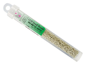 Miyuki 11/0 Round Seed Beads - Duracoat Galvanized Silver 22g Vial Miyuki 11/0 Round Seed Beads - Duracoat Galvanized Silver 22g Vial