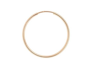 Rose Gold-Filled 14K/20 24mm Endless Beading Hoop (1 Pair) Rose Gold-Filled 14K/20 24mm Endless Beading Hoop (1 Pair)