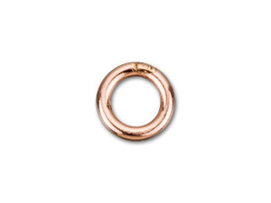 Rose Gold-Filled 14K/20 4mm Open Jump Ring 20 Gauge