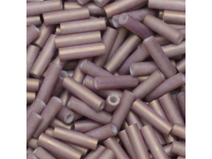 Miyuki 6mm Matte Antique Rose Gold Bugle Beads 5-Inch Tube Miyuki 6mm Matte Antique Rose Gold Bugle Beads 5-Inch Tube