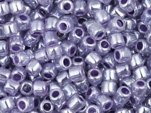 Miyuki 8/0 Opaque Luster Light Purple Delica Seed Beads 2.5-Inch Tube Miyuki 8/0 Opaque Luster Light Purple Delica Seed Beads 2.5-Inch Tube