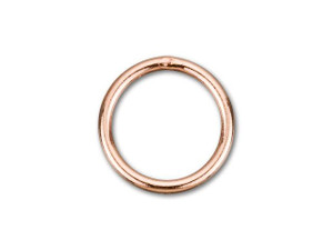 Rose Gold-Filled 14K/20 6mm Closed Jump Ring 22 Gauge Rose Gold-Filled 14K/20 6mm Closed Jump Ring 22 Gauge