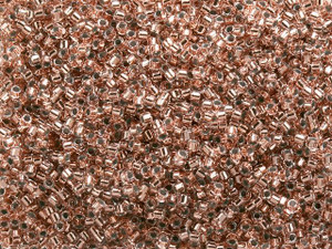 Miyuki 11/0 Color-Lined Crystal/Copper Delica Seed Beads 2.5-Inch Tube Miyuki 11/0 Color-Lined Crystal/Copper Delica Seed Beads 2.5-Inch Tube