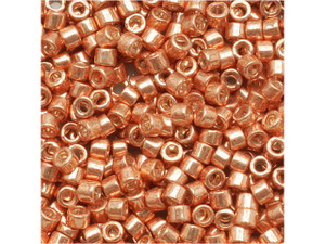 Miyuki Delica Seed Beads, 11/0 Size, Duracoat Galvanized Yellow Gold DB1833  (2.5 Tube)