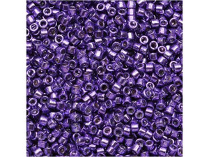 Miyuki 11/0 Galvanized Grape Soda Pop Delica Seed Beads 2.5-Inch Tube Miyuki 11/0 Galvanized Grape Soda Pop Delica Seed Beads 2.5-Inch Tube
