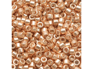 Miyuki 11/0 Galvanized Lt Gold Delica Seed Beads 2.5-Inch Tube Miyuki 11/0 Galvanized Lt Gold Delica Seed Beads 2.5-Inch Tube
