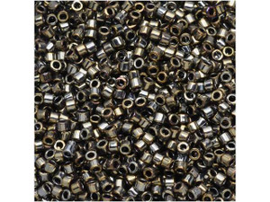 Miyuki 11/0 Galvanized Tarnished Silver Delica Seed Beads 2.5-Inch Tube Miyuki 11/0 Galvanized Tarnished Silver Delica Seed Beads 2.5-Inch Tube