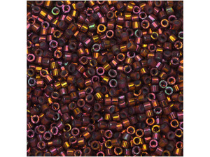 Miyuki 11/0 Iris Bronze/Violet Delicas, 2.5-Inch Tube Miyuki 11/0 Iris Bronze/Violet Delicas, 2.5-Inch Tube