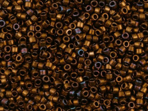 Miyuki 11/0 Iris Dark Copper Delica Seed Beads 2.5-Inch Tube Miyuki 11/0 Iris Dark Copper Delica Seed Beads 2.5-Inch Tube