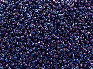 Miyuki 11/0 Delica Bead Iris Dark Wine/Bluberry 2.5-Inch Tube Miyuki 11/0 Delica Bead Iris Dark Wine/Bluberry 2.5-Inch Tube