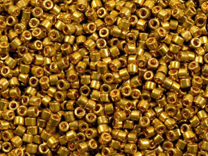 Miyuki 11/0 Lt Bronze 22 Karat 2.5-Inch Tube Miyuki 11/0 Lt Bronze 22 Karat 2.5-Inch Tube