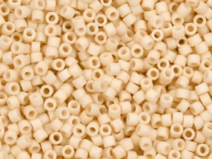 Miyuki 11/0 Matte Flesh Delica Seed Beads 2.5-Inch Tube