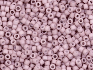 Miyuki 11/0 Matte Rose Delica Seed Beads 2.5-Inch Tube Miyuki 11/0 Matte Rose Delica Seed Beads 2.5-Inch Tube