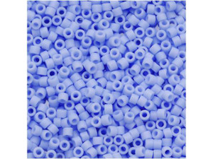 Miyuki 11/0 Opaque Matte Blue Agate Delica Seed Beads 2.5-Inch Tube Miyuki 11/0 Opaque Matte Blue Agate Delica Seed Beads 2.5-Inch Tube