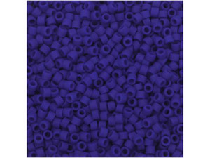 Miyuki 11/0 Opaque Matte Cobalt Blue Delica Seed Beads 2.5-Inch Tube Miyuki 11/0 Opaque Matte Cobalt Blue Delica Seed Beads 2.5-Inch Tube