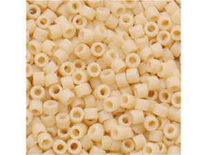 Miyuki 11/0 Opaque Matte Light Butter Rum Delica Seed Beads 2.5-Inch Tube Miyuki 11/0 Opaque Matte Light Butter Rum Delica Seed Beads 2.5-Inch Tube