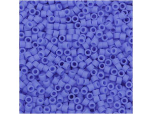 Miyuki 11/0 Opaque Matte Periwinkle Delica Seed Beads 2.5-Inch Tube Miyuki 11/0 Opaque Matte Periwinkle Delica Seed Beads 2.5-Inch Tube