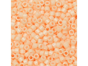 Miyuki 11/0 Opaque Peaches N Cream Delica Seed Beads 2.5-Inch Tube Miyuki 11/0 Opaque Peaches N Cream Delica Seed Beads 2.5-Inch Tube