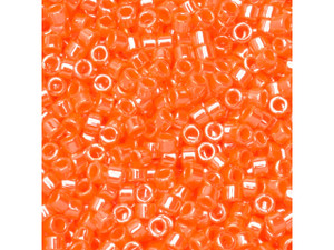 Miyuki 11/0 Opaque Pearl Mandarin Orange Delica Seed Beads 2.5-Inch Tube Miyuki 11/0 Opaque Pearl Mandarin Orange Delica Seed Beads 2.5-Inch Tube