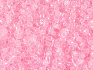 Miyuki 11/0 Opaque Pearl Pink Delica Seed Beads 2.5-Inch Tube Miyuki 11/0 Opaque Pearl Pink Delica Seed Beads 2.5-Inch Tube