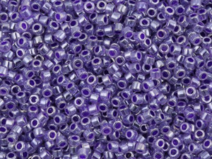 Miyuki 11/0 Opaque Pearl Purple Delica Seed Beads 2.5-Inch Tube Miyuki 11/0 Opaque Pearl Purple Delica Seed Beads 2.5-Inch Tube