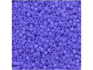Miyuki 11/0 Opaque Periwinkle Delica Seed Beads 2.5-Inch Tube Miyuki 11/0 Opaque Periwinkle Delica Seed Beads 2.5-Inch Tube