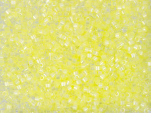 Miyuki 11/0 Silk Inside-Dyed Citron AB Delica Seed Beads 2.5-Inch Tube Miyuki 11/0 Silk Inside-Dyed Citron AB Delica Seed Beads 2.5-Inch Tube