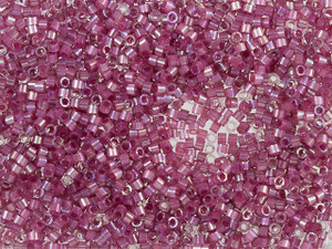 Miyuki 11/0 Silk Inside-Dyed Hydrangea AB Delica Seed Beads 2.5-Inch Tube Miyuki 11/0 Silk Inside-Dyed Hydrangea AB Delica Seed Beads 2.5-Inch Tube