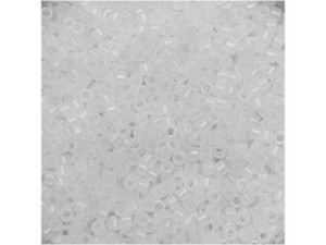 Miyuki 11/0 White Opal Delica Seed Beads 2.5-Inch Tube Miyuki 11/0 White Opal Delica Seed Beads 2.5-Inch Tube