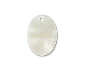 Mother of Pearl Oval 25x18mm Shell Pendant Mother of Pearl Oval 25x18mm Shell Pendant