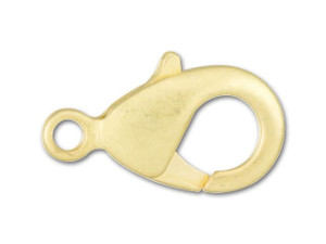 15x8mm Satin Hamilton Gold-Plated Trigger Clasp 15x8mm Satin Hamilton Gold-Plated Trigger Clasp