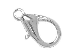15x8mm Silver-Plated Trigger Clasp 15x8mm Silver-Plated Trigger Clasp