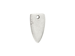 Nunn Design Antique Silver-Plated Pewter Flat Mini Arrowhead Charm Nunn Design Antique Silver-Plated Pewter Flat Mini Arrowhead Charm
