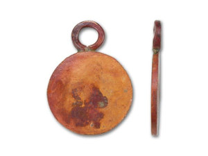 Patricia Healey Copper Blank Circle Charm Patricia Healey Copper Blank Circle Charm