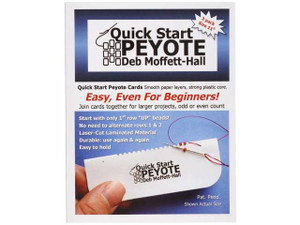 Quick Start Peyote 11/0 Seed Bead Template Card (3-Piece Pack) Quick Start Peyote 11/0 Seed Bead Template Card (3-Piece Pack)