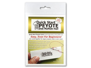 Quick Start Peyote 8/0 Cylinder and 6/0 Seed Bead Template Card (3-Piece Pack) Quick Start Peyote 8/0 Cylinder and 6/0 Seed Bead Template Card (3-Piece Pack)