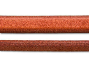 Regaliz 10 x 6mm Distressed Red Oval Leather By the Inch Regaliz 10 x 6mm Distressed Red Oval Leather By the Inch