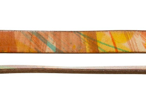Regaliz 10mm Multi-Colored Ornate Printed Flat Leather by the Inch Regaliz 10mm Multi-Colored Ornate Printed Flat Leather by the Inch