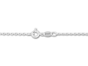 16-Inch 035 Sterling Silver Flat Cable 