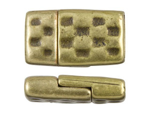 Regaliz Smooth Magnetic Bracelet Clasps Gold Plated CL12 