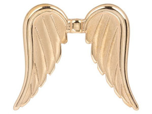Rose Gold-Plated 32mm Long Angel Wing Bead Rose Gold-Plated 32mm Long Angel Wing Bead