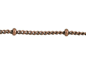 Wheat- Antique Copper Chain by the Foot