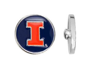 Snap 2 It Silver-Plated University of Illinois Disc Snap 2 It Silver-Plated University of Illinois Disc