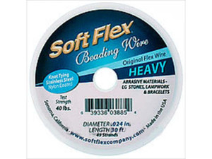 Soft Flex .024 Heavy 30FT Clear (Silver Satin) Soft Flex .024 Heavy 30FT Clear (Silver Satin)