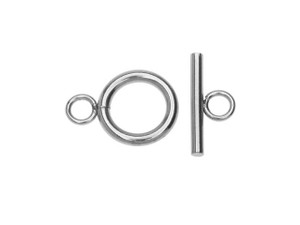 Stainless Steel 12mm Plain Toggle Clasp Stainless Steel 12mm Plain Toggle Clasp