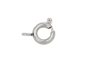 Stainless Steel 5mm Spring Ring Clasp Stainless Steel 5mm Spring Ring Clasp