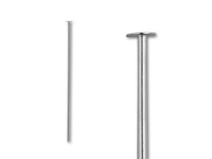 1-inch Head Pin, 24 Gauge (Sterling Silver) 1-inch Head Pin, 24 Gauge (Sterling Silver)