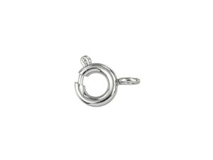 Stainless Steel 6mm Spring Ring Clasp Stainless Steel 6mm Spring Ring Clasp