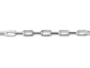 Sterling 040 Long Diamond Cut Cable Chain by the Foot Sterling 040 Long Diamond Cut Cable Chain by the Foot